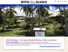 Tablet Screenshot of hoteltodoblanco.com